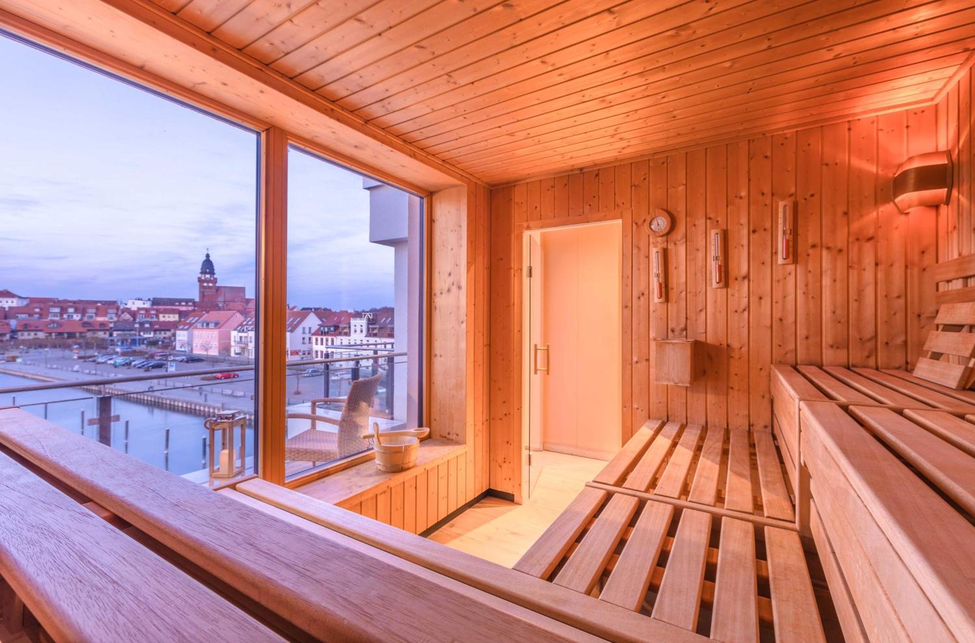 Atlantica - Apartment In Der Hafenresidenz Mit Wellness & Mueritzblick Waren  Kültér fotó